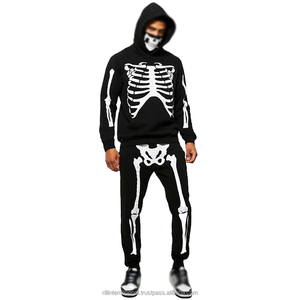 Chándal Deportivo Personalizado al por Mayor para Hombre, de Color Sólido, Corte Ajustado, con Capucha, Transpirable, Grueso, con Pantalones Acampanados - Product Image 4