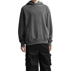 Nuevo estilo Hombres Sudaderas con capucha desgastadas Nuevo diseño Ropa casual Fácil de lavar Venta superior Precio asequible Precio barato Sudaderas con capucha para hombres - Product Image 2