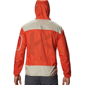 Chaqueta Cortavientos de Invierno Personalizada de Alta Calidad con Capucha y Logotipo en la Parte Delantera, 100% Poliéster Transpirable - Product Image 2