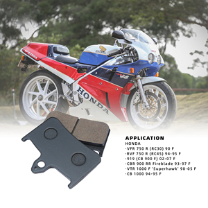 Pastillas de Freno Traseras de Cerámica FA187 para Motocicleta <span class=keywords><strong>HONDA</strong></span> RR NSR NT VFR CBR <span class=keywords><strong>VTR</strong></span> 250 <span class=keywords><strong>400</strong></span> 750 900 1000 X4CB 1300 MC18 MC21 MC28 750RR/RS - Product Image 5