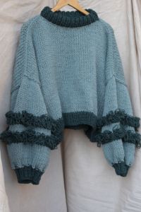 Pull-over en maille ouverte respirant imprimé Suprex Enterprises 2026 pour homme, manches longues, col rond, hiver, décontracté, bureau - Product Image 3