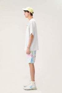 Printemps qualité couleur unie 100% hommes et avec logo imprimé en mousse personnalisé T-shirt pour hommes expédition DDP - Product Image 4