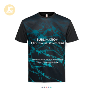 Le meilleur ultime Sublimation Mini Oeillet Microfibre Séchage Rapide CVC Unisexe 150gsm Cool Fit T-shirt - Product Image 1