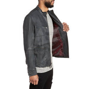 Modern <b>Men</b> <b>Leather</b> <b>Jackets</b> With Soft Inner Comfort For Casual Winter <b>Jackets</b> Everyday Look - Product Image 5