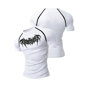 <b>Mens</b> Compression Tee Short Sleeve Slim Fit Sports Training Gym Workout Fitness Running Athletic <b>Base</b> <b>Layer</b> Quick Dry Breathable - Product Image 1