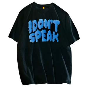 T-shirts imprimés en relief 100% coton, prix bas, meilleure qualité, légers et respirants, pour hommes adultes. - Product Image 1