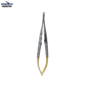 ที่จับเข็มผ่าตัดขนาดเล็กแบบตรง ยี่ห้อ Custom Brand รุ่น Castroviejo ยาว 18 ซม. ด้ามจับกว้าง ได้รับการรับรองมาตรฐาน Class I CE - Product Image 1