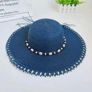 Wholesale Straw <b>Hats</b> Large-Brim Beach Straw <b>Hat</b> <b>Summer</b> Sunshade Vacation Sun Straw <b>Hats</b> for <b>Women</b> - Product Image 4
