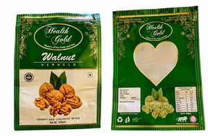 Sacs refermables en LDPE de qualité alimentaire durables, imprimés en gravure personnalisée, métallisés, debout, recyclables, pour produits de 500 g - Product Image 3