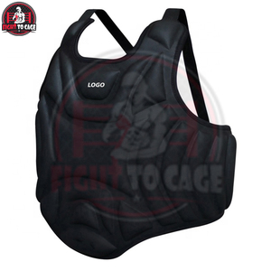 Protège-poitrine de boxe de haute qualité en PVC, durable, personnalisable, équipement d'entraînement pour la boxe, le MMA, le kickboxing, le sparring, toutes saisons - Product Image 4