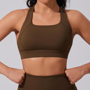 Sujetador Deportivo para Mujer, Talla Grande, Ligero, Transpirable, Soporte Medio, Ecológico, Secado Rápido, Spandex, Nailon, Sin Mangas - Product Image 6