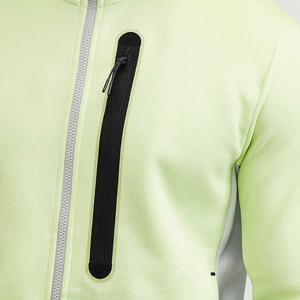 Survêtement Homme Coupe Régulière Couleur Unie Logo Personnalisé Tech Fleece Respirant Léger 100% Coton Automne - Product Image 6