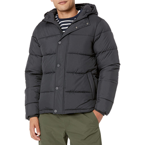 Streetwear personnalisé à la mode pour hommes veste d'hiver matelassée surdimensionnée à capuche manteau créateur de mode élégant chaud vêtements d'extérieur décontractés - Product Image 2
