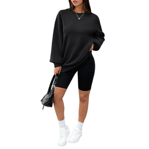 Nouveau sweat-shirt pour femme à manches longues surdimensionné tendance, sweat-shirt décontracté tendance pour femme, sweat-shirt à capuche - Product Image 5