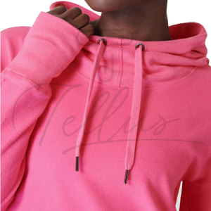 Sudadera con Capucha de Invierno para Mujer, de Alta Calidad, Formal, Elegante, Cómoda, de Forro Polar, Transpirable, de Secado Rápido, Colores Personalizados, Logotipo Frontal - Product Image 3