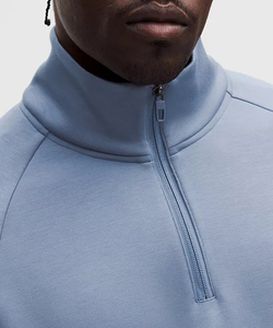 Sudadera de Moda con Cierre de Cremallera, Nueva Colección de Invierno, Cuello Redondo, para Hombre, Estilo Urbano, Corte Holgado, Tejido Suave y Cálido - Product Image 4