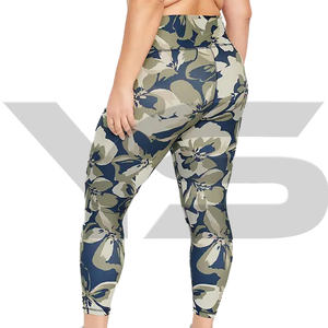 Gran oferta, mallas deportivas de gimnasio alto para mujer, pantalones de Yoga con logotipo personalizado para levantar glúteos, mallas de Yoga de compresión elástica Scrunch Mid - Product Image 3