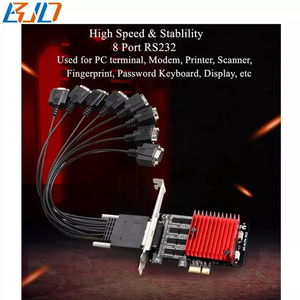 <span class=keywords><strong>8</strong></span> * RS232 DB9 cổng nối tiếp để <span class=keywords><strong>PCI</strong></span> Express X1 <span class=keywords><strong>PCI</strong></span>-E 1X mở rộng riser thẻ với RS-232 Breakout Cáp dữ liệu - Product Image 3