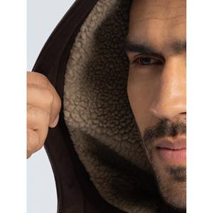 Chándal Deportivo Casual para Hombre, Elegante, Sólido, para Invierno, con Capucha, Impermeable, Cortavientos, Transpirable, de Alta Calidad, 100% Algodón - Product Image 2