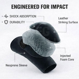 Protector de codo ajustable con correa segura para entrenamiento de boxeo, adecuado para ejercicios en el gimnasio y uso diario en actividades deportivas. - Product Image 2