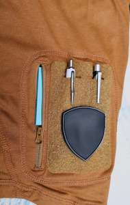 เสื้อยืดผู้ฝึกสอนยุทธวิธี-ผ้าฝ้าย/ใยไผ่ ระบายอากาศได้ดี เหมาะสำหรับกิจกรรมกลางแจ้ง สำหรับผู้ชาย - Product Image 3