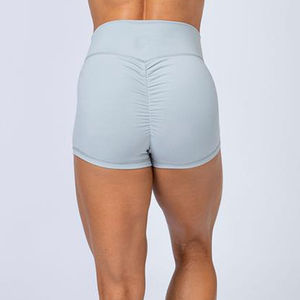 Shorts de fitness sans couture pour femmes Hip Lifting Yoga Streetwear avec taille élastique Couleur unie Gym Respirant Shorts pour femmes - Product Image 2