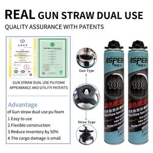 <span class=keywords><strong>Mousse</strong></span> de polyuréthane pour <span class=keywords><strong>isolation</strong></span> phonique et thermique, haute expansion, utilisation en construction, 900g 600g, <span class=keywords><strong>mousse</strong></span> PU en aérosol - Product Image 4