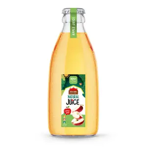 Beste Qualität Guter Geschmack Vietnam Frischer Fruchtsaft Lieferant 250ml Glasflasche Apfel geschmack OEM ODM