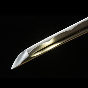 Коллекционный цельный самурайский меч ручной работы Longquan, золотой, для косплея, реквизит, подарок для мужчин, оптом - Product Image 4