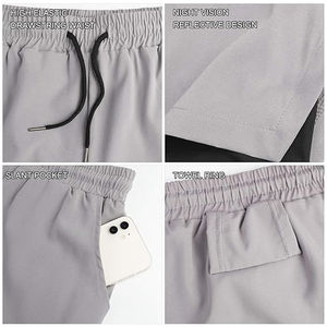 Short de course à séchage rapide pour homme nouveau style avec dégradé de couleur Short mode à deux couches Short de sport actif à séchage rapide avec logo personnalisé - Product Image 4