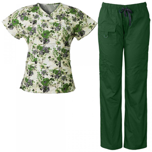Casual Style Men's <b>Hospital</b> <b>Scrubs</b> Uniform Sets Quick Drying Smell Proof Digital Print Spandex/Polyester Spring/Summer/Autumn - Product Image 4