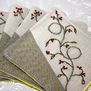 Posavasos único de algodón, bebidas absorbentes, regalos de inauguración de la casa de cumpleaños, decoración de mesa de salón de granja OEM - Product Image 1