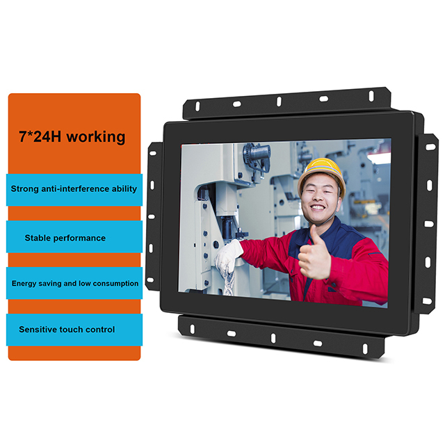 Capacitive 10 Point Touch 10.1 10.4 Inch Touch Screen Monitor Industrial Monitor Embedded /open Frame Lcd Monitor