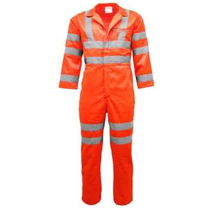 ชุดคลุมป้องกันความปลอดภัยแบบระบายอากาศพร้อมโลโก้สั่งทำได้ คุณภาพดีที่สุด ชุดทำงาน ชุดคลุมป้องกันความปลอดภัย พร้อมแถบสะท้อนแสง - Product Image 6