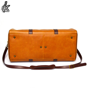 Bolso de viaje de cuero Premium para hombre, bolsa de viaje de lujo - Product Image 3