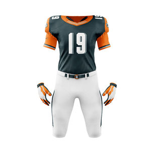 Conjunto de Pantalones y Camiseta de Fútbol Americano Premium Personalizados con Impresión de Logotipo Personalizado, Talla Grande, 100% Poliéster para un Rendimiento Óptimo - Product Image 5