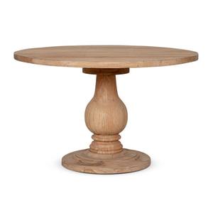 <b>Round</b> Carved Mango <b>Wood</b> <b>Dining</b> <b>Table</b> 4 6 8 10 Seat Waterproof Durable Home <b>Dining</b> Room Entry Furniture - Product Image 1