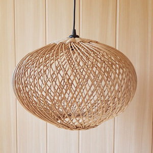 Lightweight Handmade Woven <b>Rattan</b> Pendant Light Lampshade Wholesale Exporter Eco Friendly Lighting Decor from Vietnam - Product Image 3