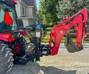 Tracteur TYM T474HC 2026, 48 CV, 70 CV, 4x4, mini-tracteur avec pelle rétrocaveuse, chargeur frontal, diesel, tracteur utilitaire agricole pour jardin et agriculture - Product Image 6