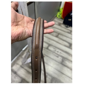 Licou de cheval en cuir importé de haute qualité pour une équitation confortable pour une exportation mondiale - Product Image 4