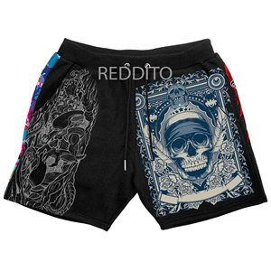 Vente en gros d'usine OEM Short en maille personnalisé de grande taille de qualité supérieure pour hommes Nouveau design Short de jogging d'été en coton imprimé pour garçons - Product Image 2