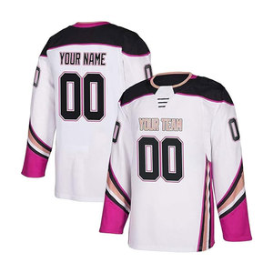 Maillot de hockey sur glace personnalisé respirant de haute qualité, vente en gros, vêtements de sport tendance, concevez votre propre logo, maillot d'équipe - Product Image 4