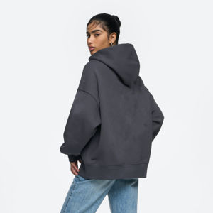 Jersey de algodón de alta calidad para mujer, sudaderas con capucha, talla XS, estilo occidental ligero, Top de punto de invierno con cuello con capucha estampado personalizado - Product Image 4