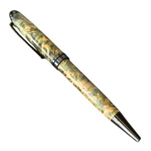 High Grade Stabilized Wood Ballpoint <b>Pens</b> Custom Logo Engraved Burl Serpentine Style - Product Image 1