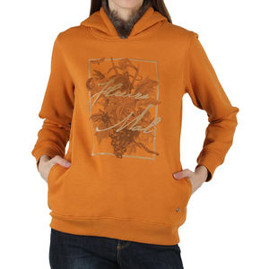 Pull à capuche à manches longues pour femmes Logo personnalisé imprimé respirant Street Wear hiver Style décontracté sweats col à capuche - Product Image 1