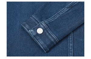 Chaquetas Cargo Vaqueras Vintage Azul Índigo Lavado, Estilo Oversize, Nueva Colección Otoño Invierno 2025, 12oz, Spandex/Algodón, Alta Calidad - Product Image 5