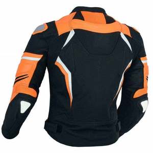 Veste de course automobile en cuir imprimé imperméable coupe-vent respirante à la vente chaude été hiver moto unisexe - Product Image 3