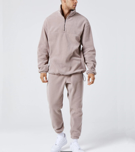 OEM ที่กําหนดเองผู้ชาย joggers เฮฟวี่เวทบุรุษลําลองขนแกะขั้วโลก Jogger วอร์มกางเกง Jogger - Product Image 1