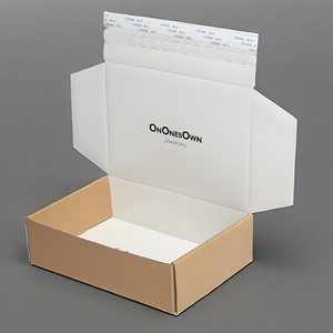 Chất Lượng Cao Biểu Tượng Tùy Chỉnh Bao Bì Các Tông Hộp Cho Quần Áo Và Giày Dép Thấp Moq Bán Buôn Giá Rẻ Túi Giấy Với Miếng Bọt Biển Lót - Product Image 2