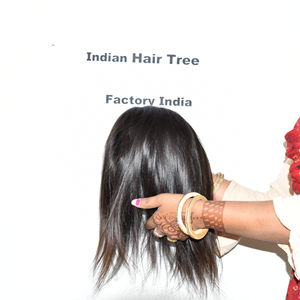 Meilleur produit bonne qualité nouvelle usine Fission prix de gros extensions de cheveux humains droits à front indien doux en vente - Product Image 3